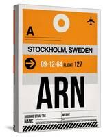 ARN Stockholm Luggage Tag I-NaxArt-Stretched Canvas