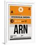 ARN Stockholm Luggage Tag I-NaxArt-Framed Art Print