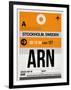 ARN Stockholm Luggage Tag I-NaxArt-Framed Art Print