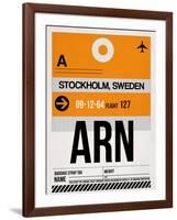 ARN Stockholm Luggage Tag I-NaxArt-Framed Art Print