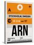 ARN Stockholm Luggage Tag I-NaxArt-Stretched Canvas