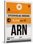 ARN Stockholm Luggage Tag I-NaxArt-Stretched Canvas