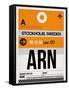 ARN Stockholm Luggage Tag I-NaxArt-Framed Stretched Canvas