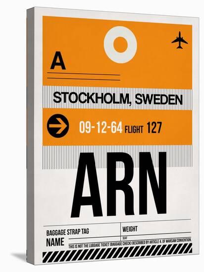 ARN Stockholm Luggage Tag I-NaxArt-Stretched Canvas