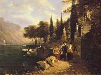 Entrance to Villa Carlotta in Tremezzo on Lake Como, 1842, Italy-Arnaldo Ferraguti-Giclee Print