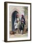 Arnaout and Osmanli soldiers in Alexandria, Egypt, 1848-Mouilleron-Framed Giclee Print