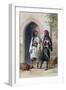 Arnaout and Osmanli soldiers in Alexandria, Egypt, 1848-Mouilleron-Framed Giclee Print