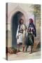 Arnaout and Osmanli soldiers in Alexandria, Egypt, 1848-Mouilleron-Stretched Canvas