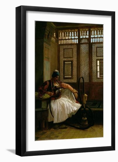 Arnaut Smoking-Jean Leon Gerome-Framed Giclee Print