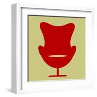 Arne Jacobsen Egg Chair I-Anita Nilsson-Framed Art Print