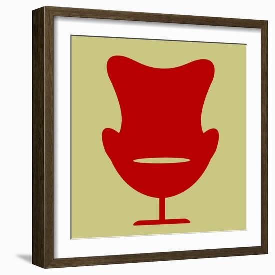 Arne Jacobsen Egg Chair I-Anita Nilsson-Framed Art Print