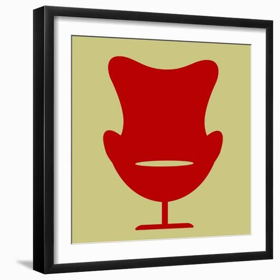 Arne Jacobsen Egg Chair I-Anita Nilsson-Framed Art Print