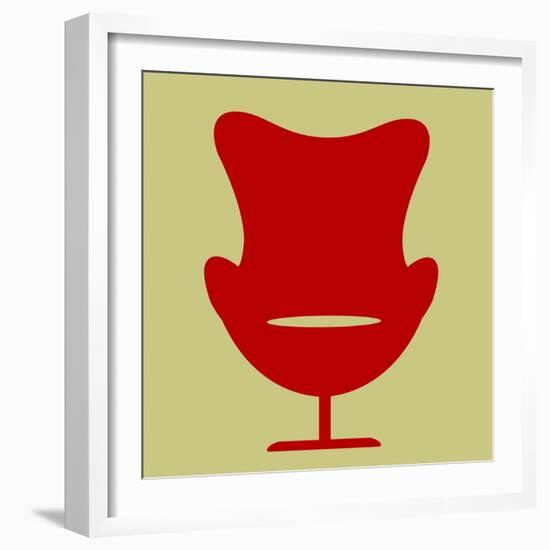 Arne Jacobsen Egg Chair I-Anita Nilsson-Framed Art Print