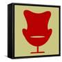 Arne Jacobsen Egg Chair I-Anita Nilsson-Framed Stretched Canvas