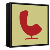 Arne Jacobsen Egg Chair II-Anita Nilsson-Framed Stretched Canvas
