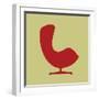 Arne Jacobsen Egg Chair II-Anita Nilsson-Framed Art Print