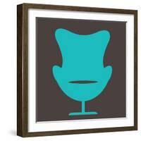 Arne Jacobsen Egg Chair-Anita Nilsson-Framed Art Print