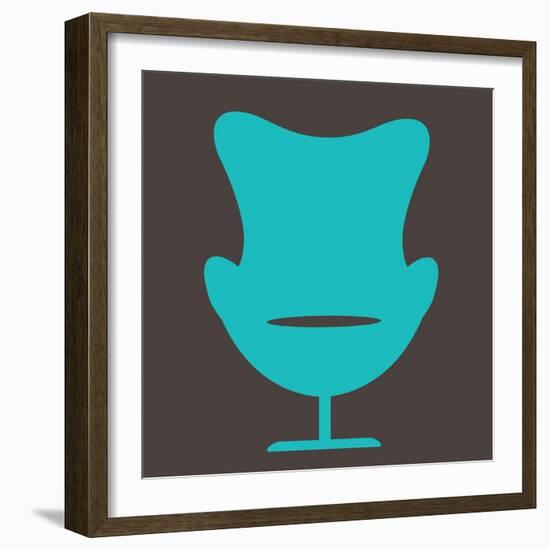 Arne Jacobsen Egg Chair-Anita Nilsson-Framed Art Print