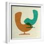 Arne Jacobsen Egg Chairs III-Anita Nilsson-Framed Art Print