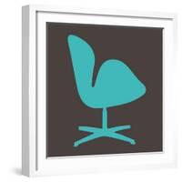 Arne Jacobsen Swan Chair II-Anita Nilsson-Framed Art Print