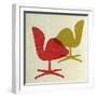 Arne Jacobsen Swan Chairs I-Anita Nilsson-Framed Art Print