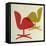 Arne Jacobsen Swan Chairs I-Anita Nilsson-Framed Stretched Canvas