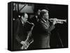 Arnett Cobb and Wallace Davenport Playing at the Capital Radio Jazz Festival, Knebworth, 1981-Denis Williams-Framed Stretched Canvas