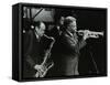 Arnett Cobb and Wallace Davenport Playing at the Capital Radio Jazz Festival, Knebworth, 1981-Denis Williams-Framed Stretched Canvas