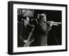 Arnett Cobb and Wallace Davenport Playing at the Capital Radio Jazz Festival, Knebworth, 1981-Denis Williams-Framed Photographic Print