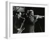 Arnett Cobb and Wallace Davenport Playing at the Capital Radio Jazz Festival, Knebworth, 1981-Denis Williams-Framed Photographic Print