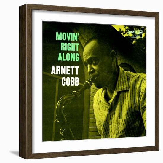 Arnett Cobb - Movin' Right Along-null-Framed Art Print