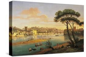Arno at St. Nicholas Weir Bridge-Gaspar van Wittel-Stretched Canvas