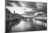 Arno in Florence-Giuseppe Torre-Mounted Photographic Print