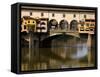 Arno River and Ponte Vecchio, Florence, UNESCO World Heritage Site, Tuscany, Italy, Europe-Richard Cummins-Framed Stretched Canvas