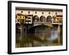 Arno River and Ponte Vecchio, Florence, UNESCO World Heritage Site, Tuscany, Italy, Europe-Richard Cummins-Framed Photographic Print