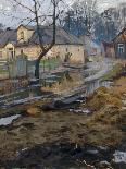 Village in Spring-Arnold Borisovich Lakhovsky-Framed Giclee Print