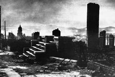 Remains of Buildings after the San Francisco Earthquake, 1906-Arnold Genthe-Framed Photographic Print