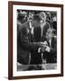 Arnold Palmer, Bobby Jones, Spectator at Masters' Tournament Play-Off-null-Framed Premium Photographic Print