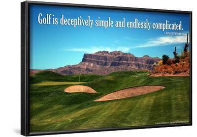 'Arnold Palmer Golf Quote Poster' Photo | AllPosters.com