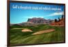 Arnold Palmer Golf Quote Poster-null-Framed Photo