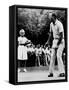 Arnold Palmer, Reacting to a Missed Put at the Westchester Country Club in 1964-null-Framed Stretched Canvas