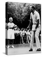 Arnold Palmer, Reacting to a Missed Put at the Westchester Country Club in 1964-null-Stretched Canvas