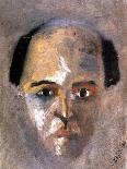 The Red Gaze, 1910 (Oil on Board)-Arnold Schoenberg-Giclee Print