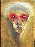 The Red Gaze, 1910 (Oil on Board)-Arnold Schoenberg-Giclee Print