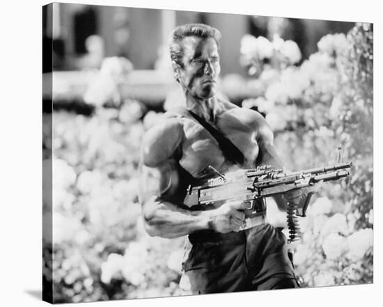 Arnold Schwarzenegger - Commando-null-Stretched Canvas