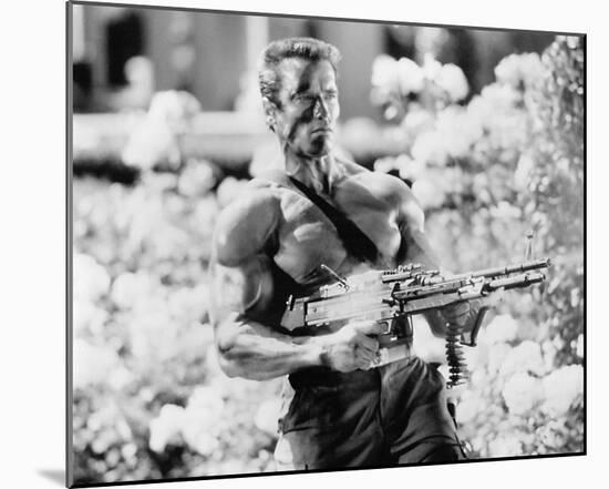 Arnold Schwarzenegger - Commando-null-Mounted Photo
