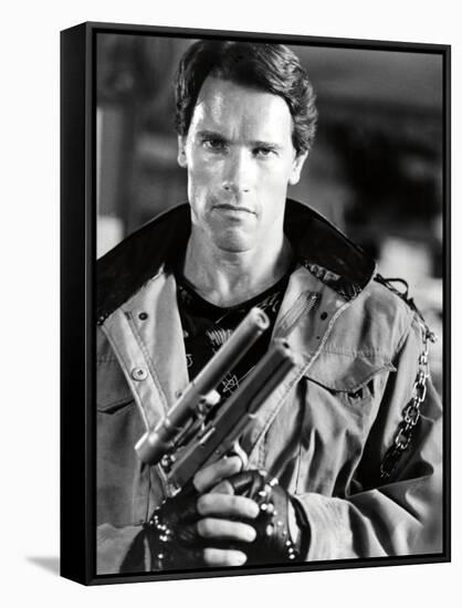 ARNOLD SCHWARZENEGGER. "THE TERMINATOR" [1984], directed by JAMES CAMERON.-null-Framed Stretched Canvas