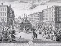 The View and Humours of Billingsgate, London, 1736-Arnold Vanhaecken-Giclee Print