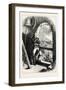 Arnold Viewing the Destruction of New London, American Revolutionary War, USA, 1870S-null-Framed Giclee Print