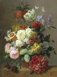 Rich Still Life of Roses, Poppies, Azaleas and Tulips-Arnoldus Bloemers-Giclee Print